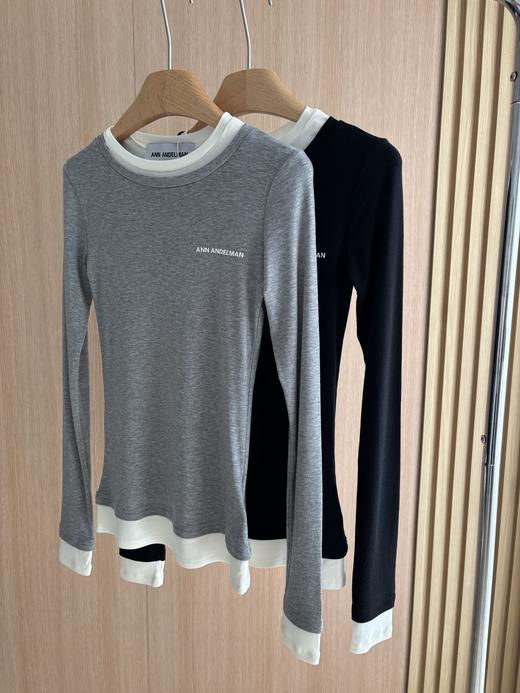 ANN 新款 领修身打底衫女长袖T恤 YE 341107 商品图9