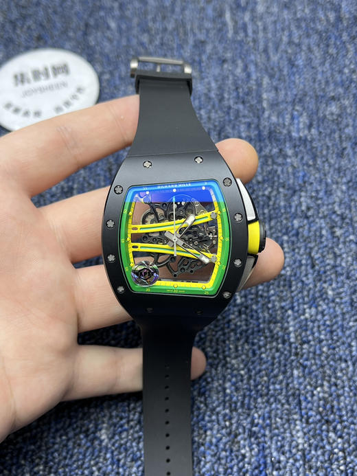 理查德米勒 APS新品RM061黑碳版 白跑道 RM61男士腕表 商品图1