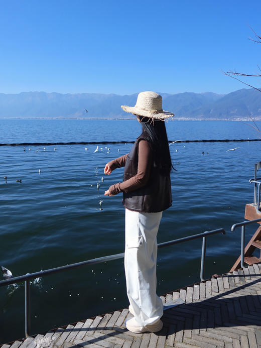 【板娘试穿推荐】预售5-7天 工装休闲裤/弯刀工装休闲裤    休闲百搭  穿了很显干净  弯刀休闲裤是天丝+棉混纺  遮肉显腿长~ 商品图1