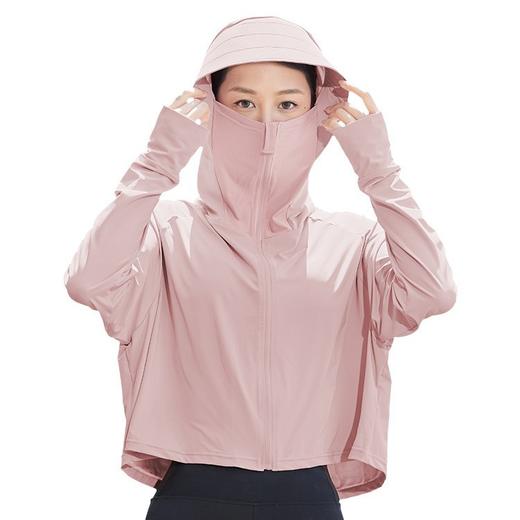 夏防晒衣冰丝凉感女可爱风短款防晒服宽松防晒衫薄款外套防紫外线 商品图4