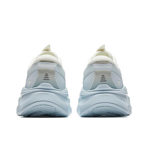 安踏女跑鞋缓震透气跑步鞋厚底增高跳绳鞋舒适运动鞋女 象牙白/幻景蓝122615536U-5 商品图3