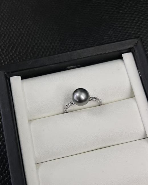 16号—⁶孤品 9-10mm非活口【大溪地+18k金+简约戒指】极光微瑕，出证书，24小时鉴赏期【香港】SS06-QTT-XGZZ 商品图0