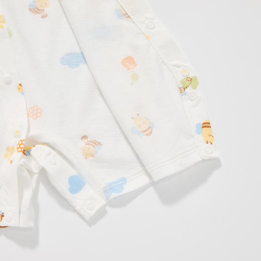 比萌蜂采蜜短袖开襟哈衣HY26SUN229白黄色调59#-90# 商品图12