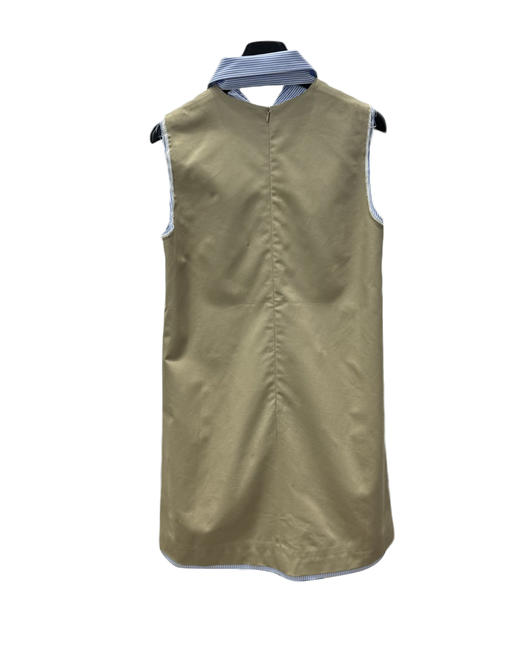 女款毛边假两件无袖连衣裙zh017 商品图1