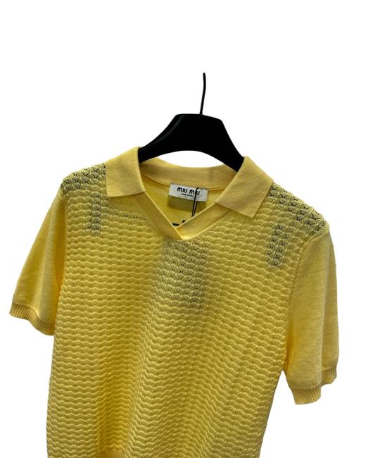 女款羊毛短袖polo针织衫ji017 商品图2