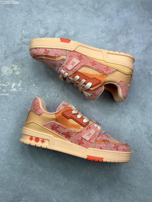 春季特惠💰720 LV 纯原版本 # 驴家 Trainer 低帮休闲板鞋 商品图4