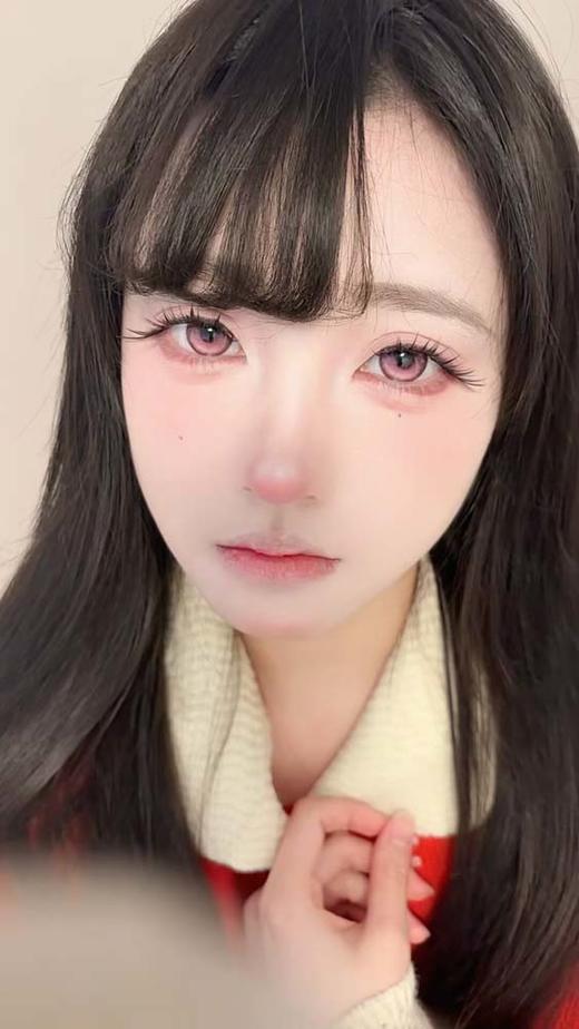 康视达 EggUncle Lens半年抛 蜜桃软糖心 直径14.5mm着色13.9mm 商品图4