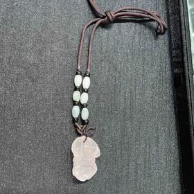 1520元/条粉水晶吊坠