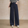 MYX垂坠感通勤时尚西装裤2026春季新款宽松显瘦直筒裤长款高腰阔腿裤 商品缩略图1