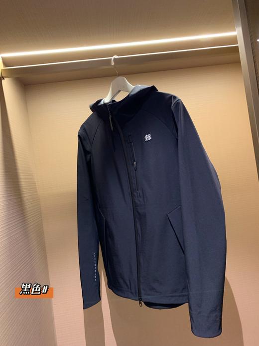 KOLON SPORT可隆连帽软壳夹克防泼水防风透湿马蹄袖外套 bk 341094 商品图3