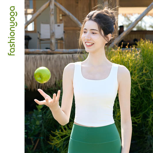 F16212肤柔瑜伽运动基础背心 商品图8