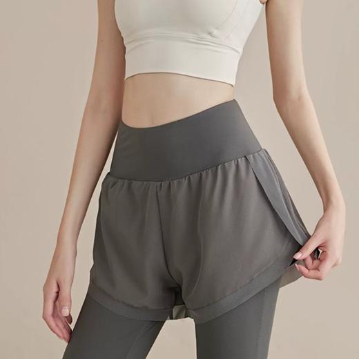 【瑜伽裤】谷小悠假两件高腰瑜伽裤BL-DSP351 提臀收腹 侧边裤袋 商品图1