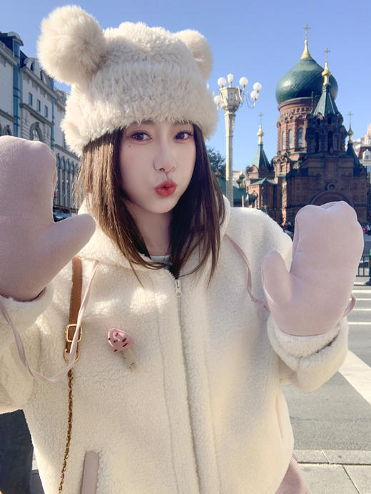 <曾小咸推荐>3.3 现货秒杀 ！微信超特价！韩系羊羔毛连帽外套 日常279.99 立减140 秒杀139.99！！粉色加绒休闲裤 日常169.99 立减90 秒杀79.99！ 商品图12