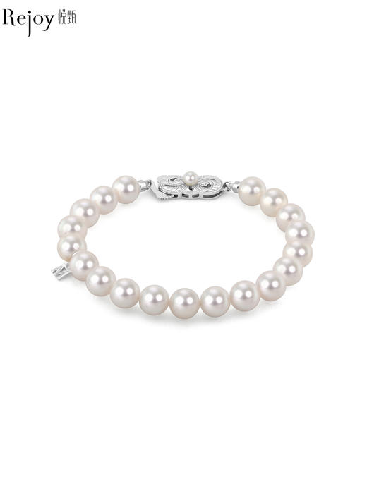 【挚友限定】s925银海水akoya珍珠手链 7.5-8mm 商品图0