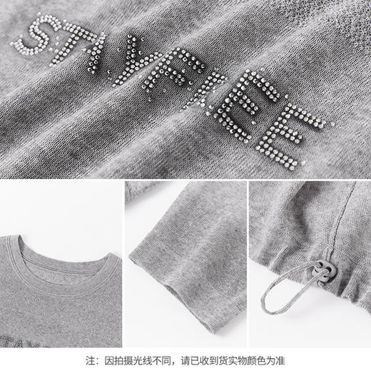 【商场同款】CNK6452 “ 套头双色毛衫” 商品图8