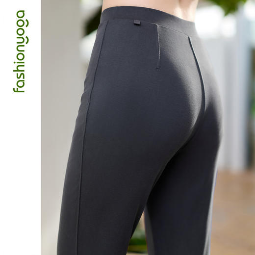 2026春夏F16917修身裤脚开叉长裤/九分裤 商品图2