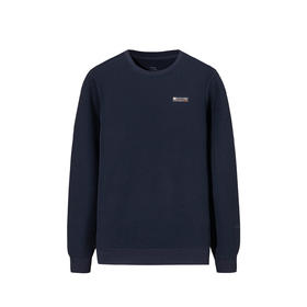 安踏套头卫衣男士跑步训练宽松圆领长袖运动上衣152617722-4