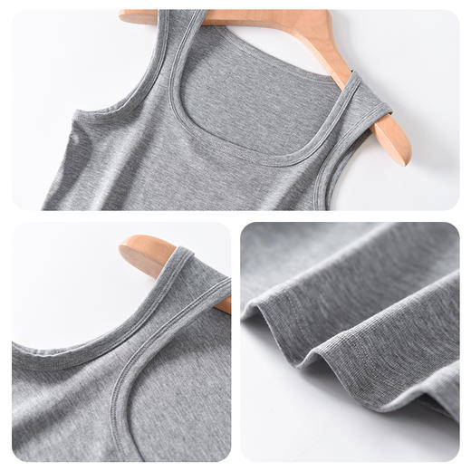 （合作款）天丝方领宽肩背心yc0309022 商品图3