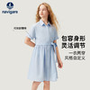 【120-165】【天丝亚麻】【纳维凯尔】女童夏季天丝衬衣连衣裙 商品缩略图3