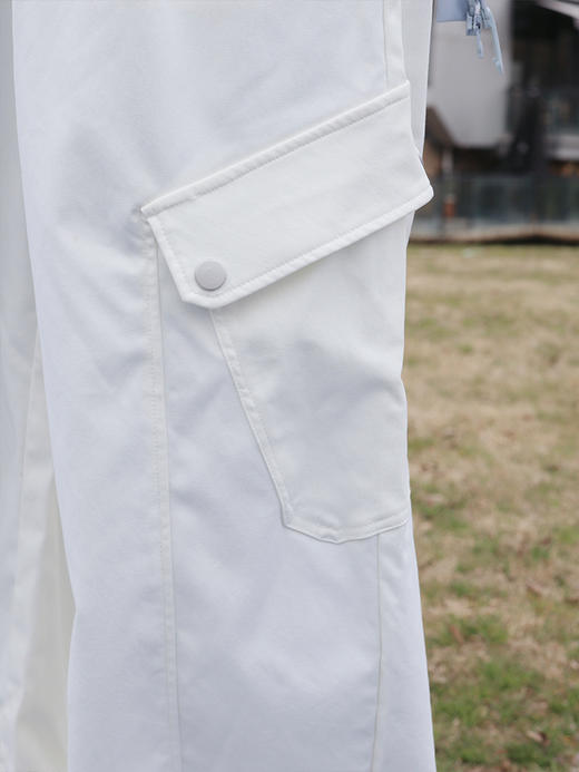 【板娘试穿推荐】预售5-7天 工装休闲裤/弯刀工装休闲裤    休闲百搭  穿了很显干净  弯刀休闲裤是天丝+棉混纺  遮肉显腿长~ 商品图10