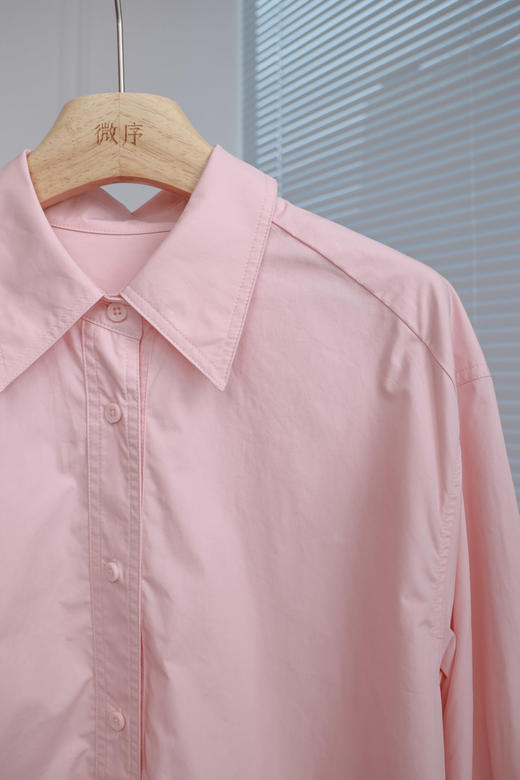 遥黛|高级设计感侧扣衬衫 商品图2