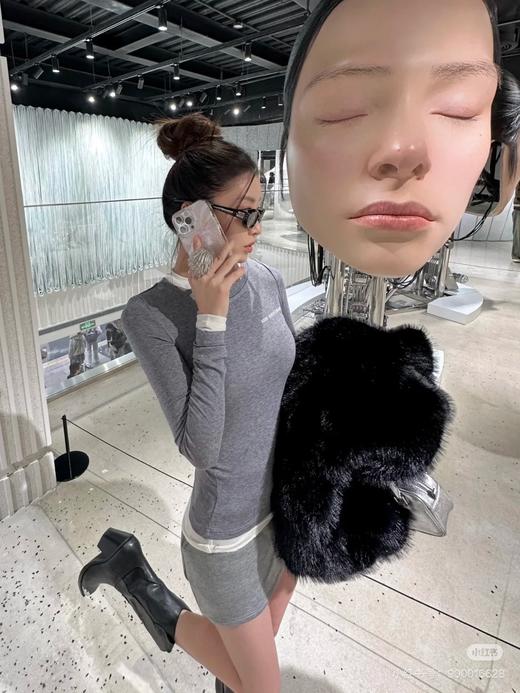 ANN 新款 领修身打底衫女长袖T恤 YE 341107 商品图6