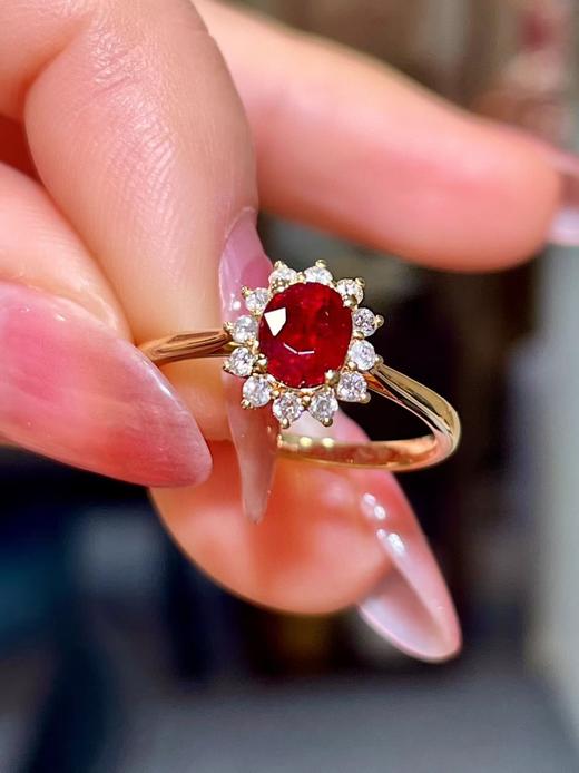 0.51克拉刻面红宝石戒指 商品图2