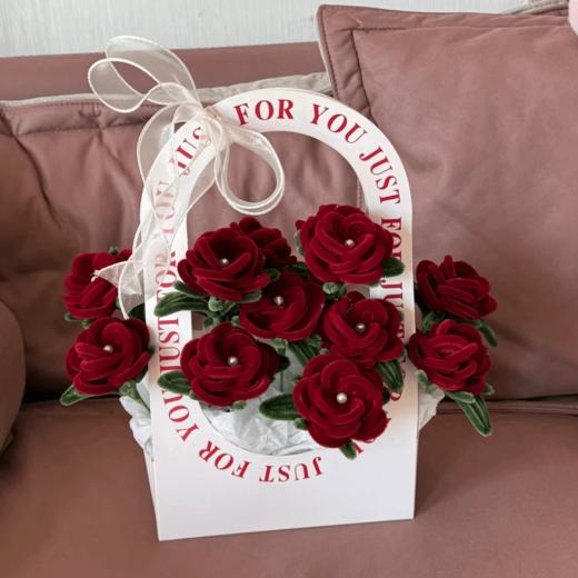 成品扭扭棒diy手工制作成品花送朋友闺蜜情人节生日礼物-工期一周 商品图11