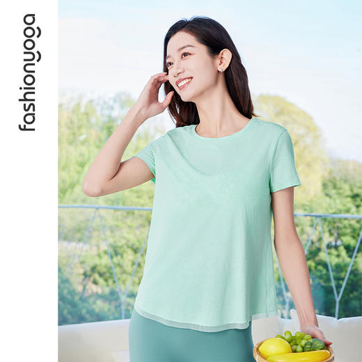 2026春夏F15323 后开叉短袖 商品图2