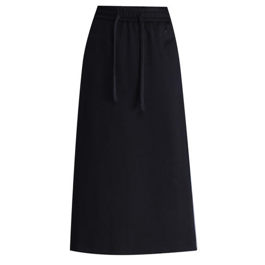 MYX垂感通勤直筒裙2026年春款松紧腰显瘦黑色包臀一步裙中长款半身裙 商品图4