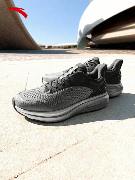安踏神行14丨回弹减震男健身鞋通勤鞋冬新款室内运动鞋素采灰/烟墨灰112617711 -9 商品图4