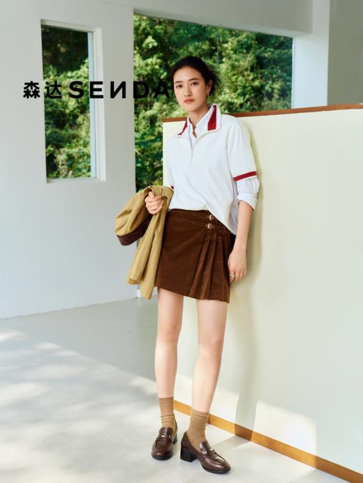 BF楼 森达厚底乐福鞋2026新款软羊皮通勤单鞋XWK01吊牌价999活动价499 商品图4