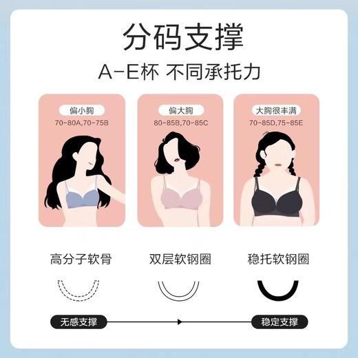 【一口价】3楼安莉芳薄款轻氧杯抗菌3D软支撑文胸小胸舒适大胸显小文胸EBW0543吊牌价599元现价199元 商品图4