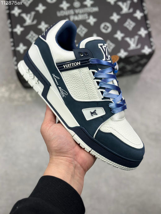 春季特惠💰720 LV 纯原版本 # 驴家 Trainer 低帮休闲板鞋 商品图0
