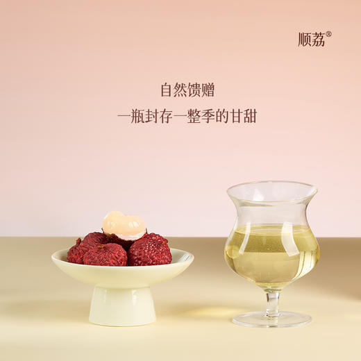 每拍2减8元【湾区认证 】【顺荔荔枝酒】一瓶约含98颗荔枝 24小时入罐 鲜果发酵 375ml/瓶 AA 商品图1