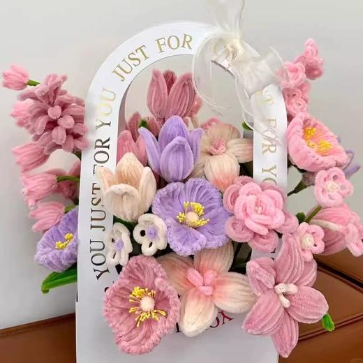 成品扭扭棒diy手工制作成品花送朋友闺蜜情人节生日礼物-工期一周 商品图1