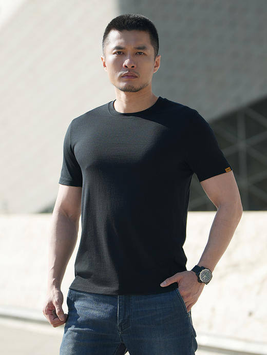 二代龙牙秘之风羽PRO美丽诺羊毛圆领短袖T恤 商品图4