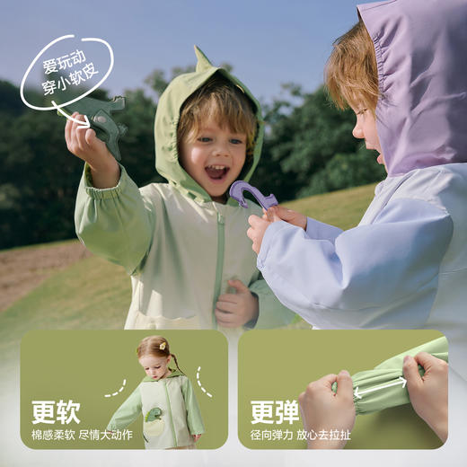 【小软皮】迷你巴拉巴拉男女童外套可拆卸玩偶外衣2026春新品 商品图2