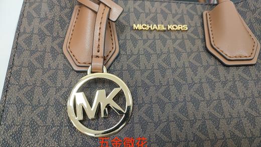 194900271889 迈克高仕MICHAEL KORS Mercer 时尚潮流百搭中号Logo印花皮革风琴式斜挎包【22X10X19CM】 商品图7