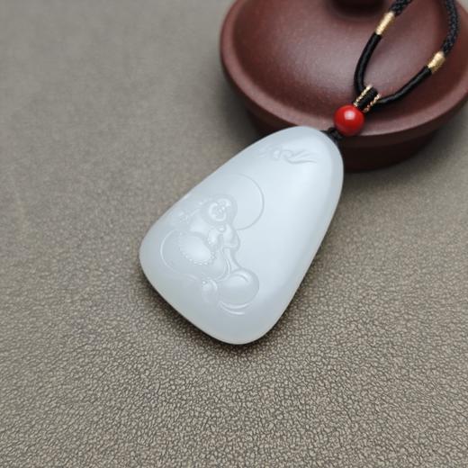 新疆和田玉且末料羊脂玉精品佛牌 228-25 商品图2