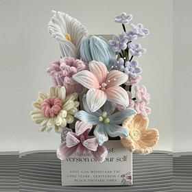 成品扭扭棒diy手工制作成品花送朋友闺蜜情人节生日礼物-工期一周