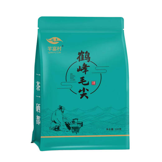 芊富村 明前茶特级高山毛尖绿茶100g/袋 恩施鹤峰 商品图0