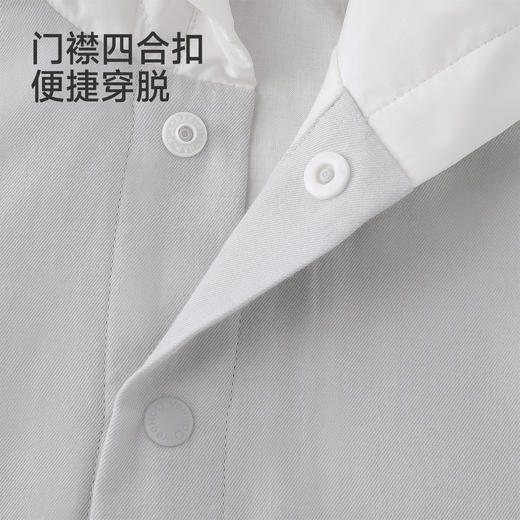 【高定系列】英氏儿童外套春夏款男童女童浅灰色休闲夹棉外套新款 商品图2