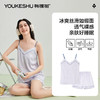 【M-2XL】【有棵树】女士夏季吊带短裤睡衣套装 商品缩略图5