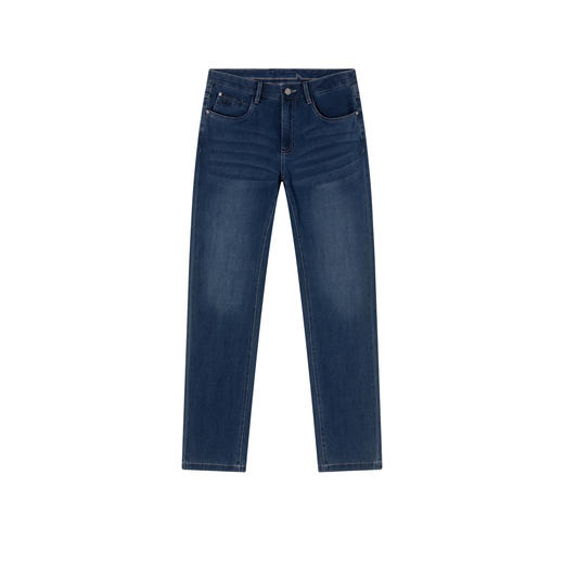 【棉混纺】德鲨男装弹力牛仔裤子男青年2026春夏新款百搭直筒长裤 商品图4