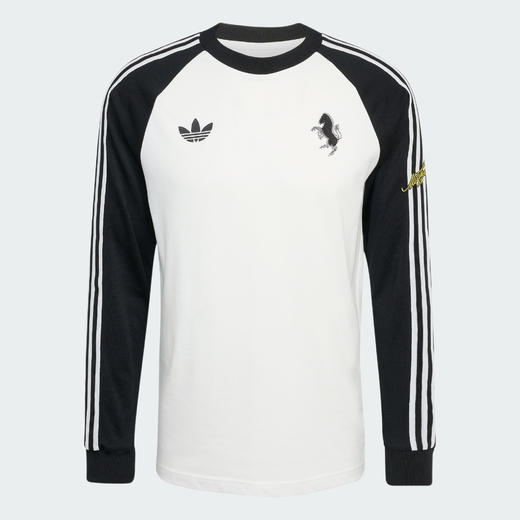 Adidas阿迪达斯JUVENTUS FC T-SHIRT 尤文图斯足球休闲文化修身长袖T恤KB4456 商品图2