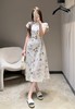 女款印花短袖衬衫连衣裙ba010 商品缩略图3