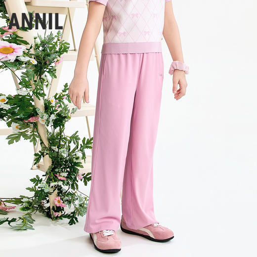 【实体店同款】女童全腰针织裤夏季新款安奈儿童装AG626132 商品图2