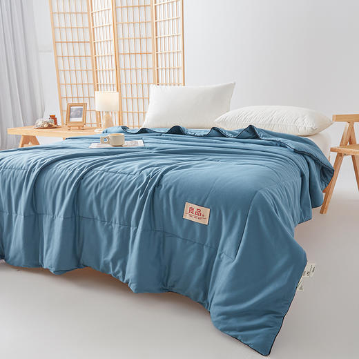【品牌直发】加倍生活 A类水洗棉新疆棉花夏被-纯色系列 7色可选 带检测口 夏凉被空调被 商品图8