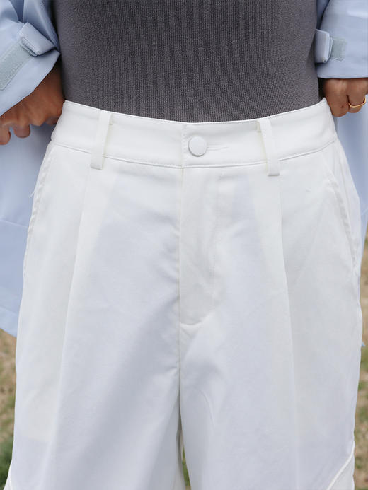 【板娘试穿推荐】预售5-7天 工装休闲裤/弯刀工装休闲裤    休闲百搭  穿了很显干净  弯刀休闲裤是天丝+棉混纺  遮肉显腿长~ 商品图11